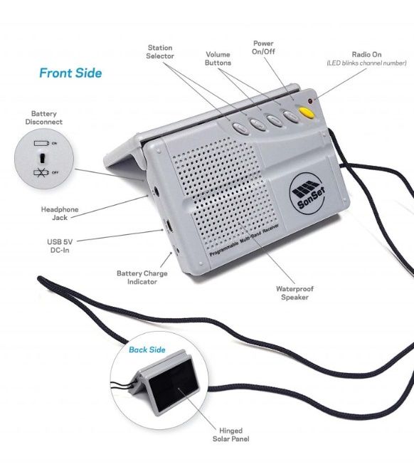 Продам SonSet Solutions радиостанцию на солнечных батареях