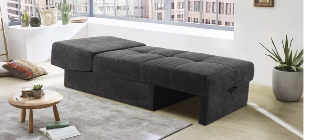 Łóżko 1 osobowe rozkładane z schowkiem