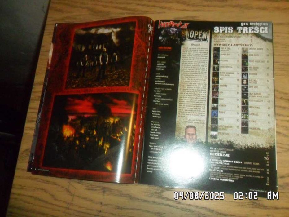 HardRocker NR 16 [ luty - marzec 2010] + płyta Orden Ogan + 6 plakatów