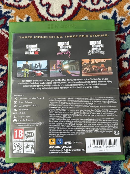 Gta  Trylogia xbox seria x