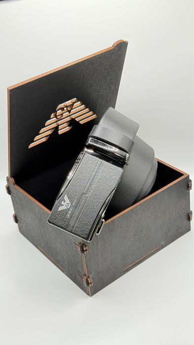 Шкіряний ремінень  до джинсів- брюк