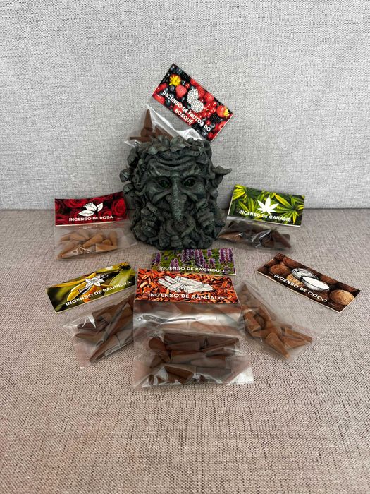 7 pacotes incenso 100% ecológico – vários aromas