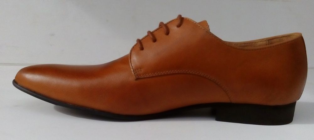 Nº 42 Sapato Pele Exportação Mel Casual