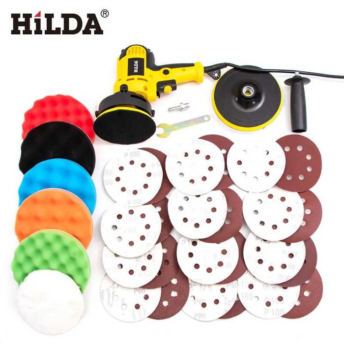 Полировальная машинка Hilda,полірувальна машина,полировка авто