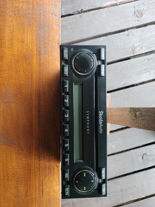 Radio Skoda Symphony AUX zielone