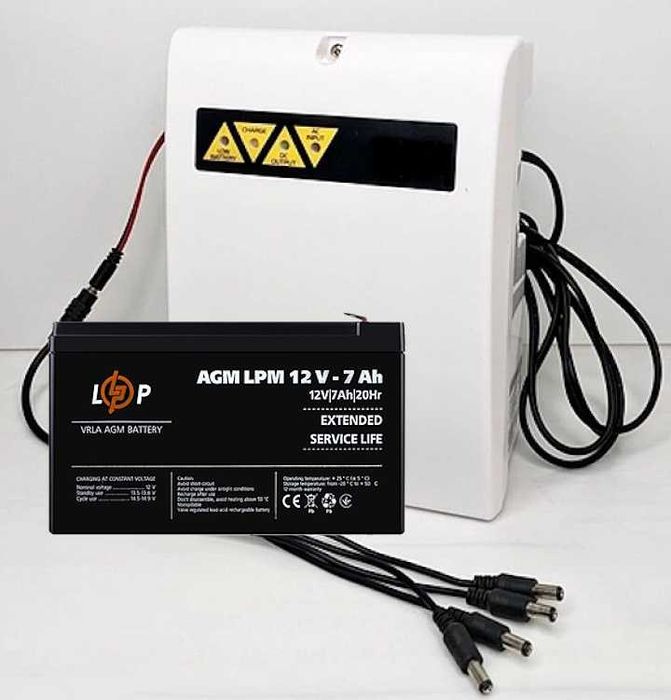 Інтернет 6–10 годин без світла - UPS для роутера. Комплект з батареєю.