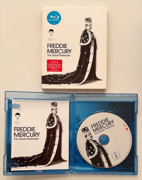 Blu-Ray_ Freddie Mercury – The Great Pretender. Como novo.
