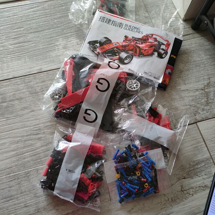 Klocki LEGO blocks wyścigówka formuła 1