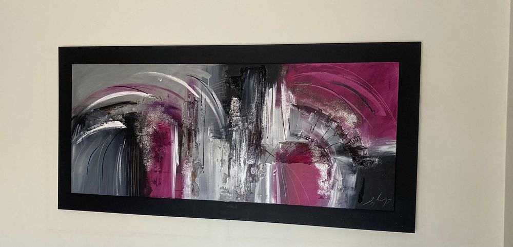 Quadro abstrato moderno - grande (1,90mX0,90m)