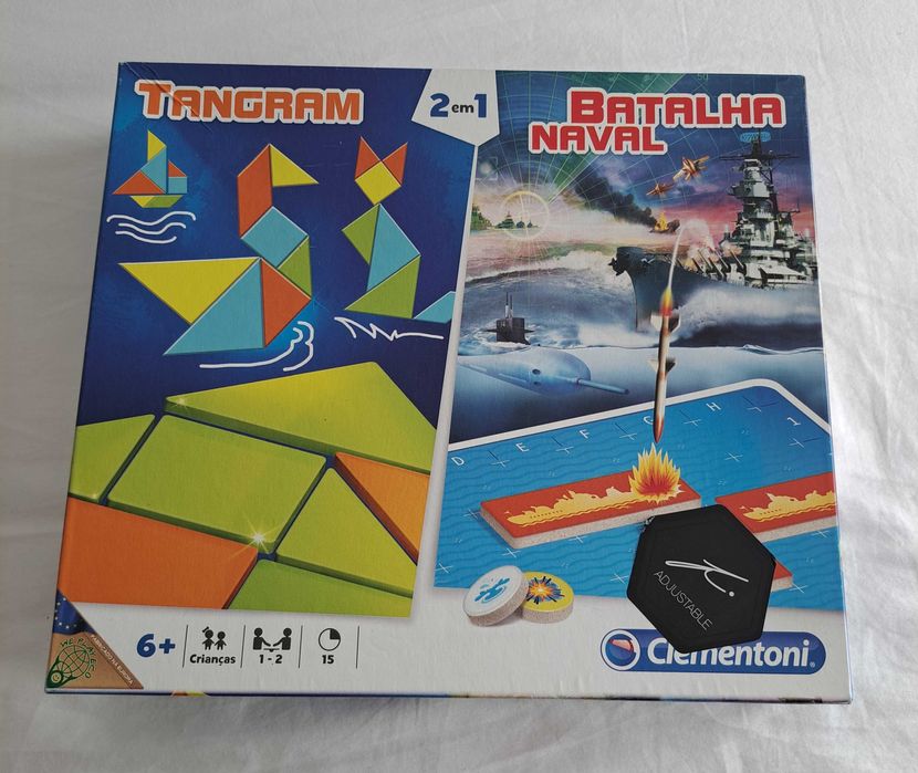 Batalha Naval + Tangram - Clementoni