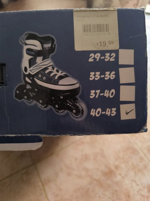 Patins em linha "Blue  Star", Skate "Deeply", Hoverboard "Innjoo"