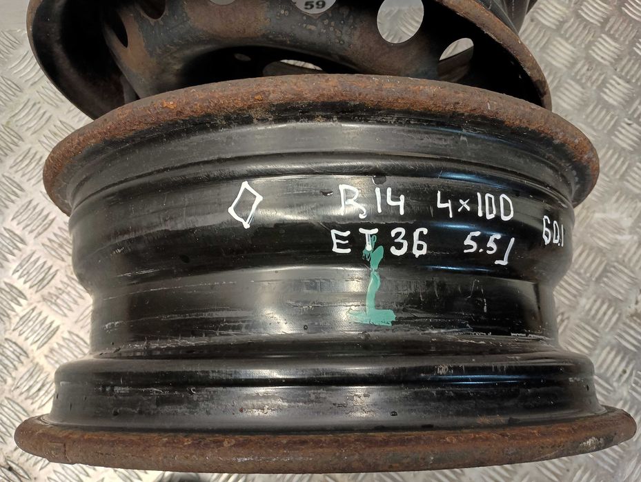 Диски Renault R14 4/100 ET36 5.5J Dia 60.1