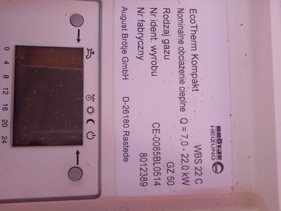 Piec gazowy CO Urzywany , Sprawny