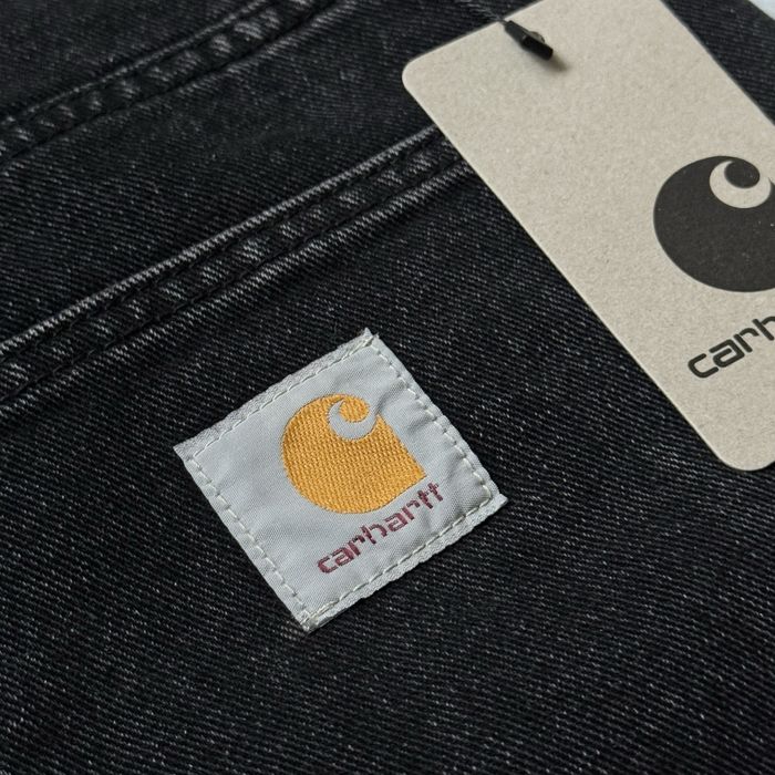Джинси Carhartt Relaxed Fit Джинсы Черные Штаны Кархарт