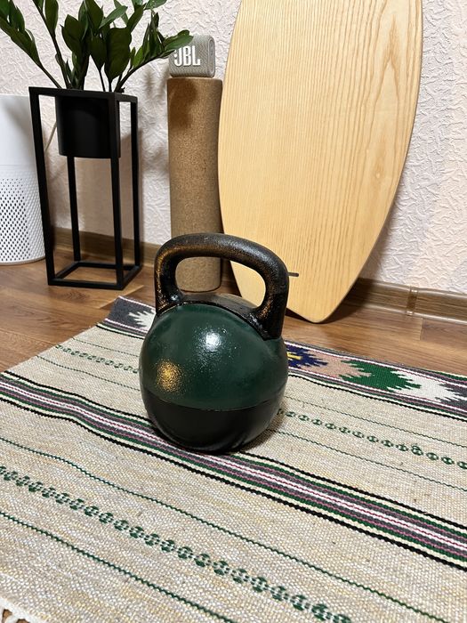 Розбірна радянська гиря 8–16 кг | Чавун | Регульована вага