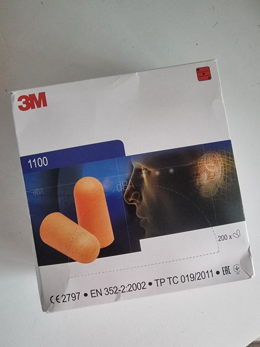 Stopery zatyczki do uszu 3M 20 szt