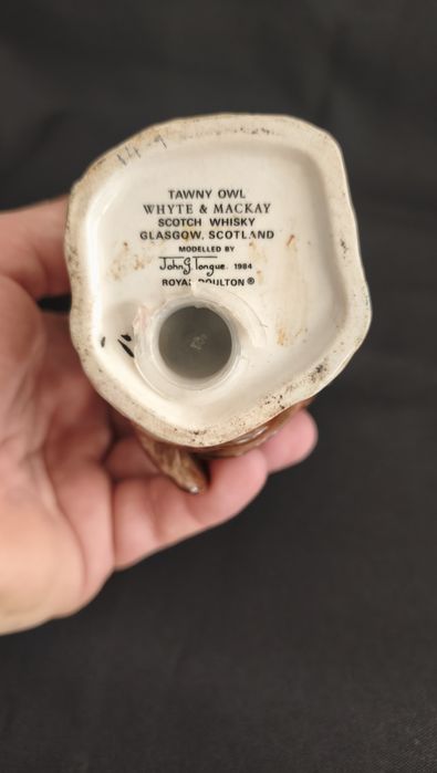 Garrafa / Decanter de Cerâmica da Royal Doulton - Coruja tawny