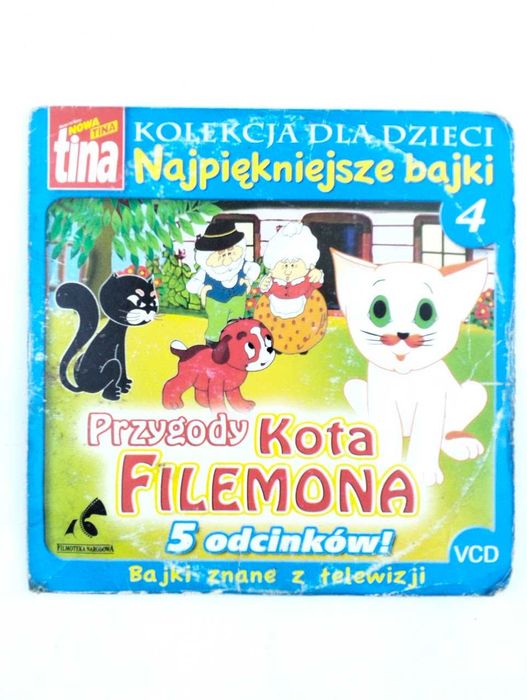 Przygody kota Filemona 5 odcinków VCD