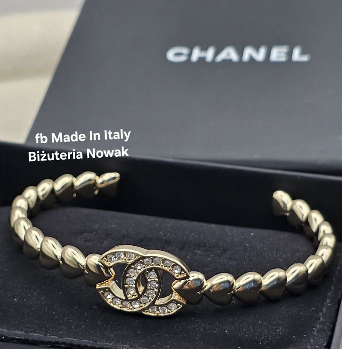Bransoletka cc chanel cyrkonie