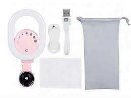 Селфи С LED подсветкой универсальный ФИШАЙ FUNPICA F-518 2 В 1 сГерман