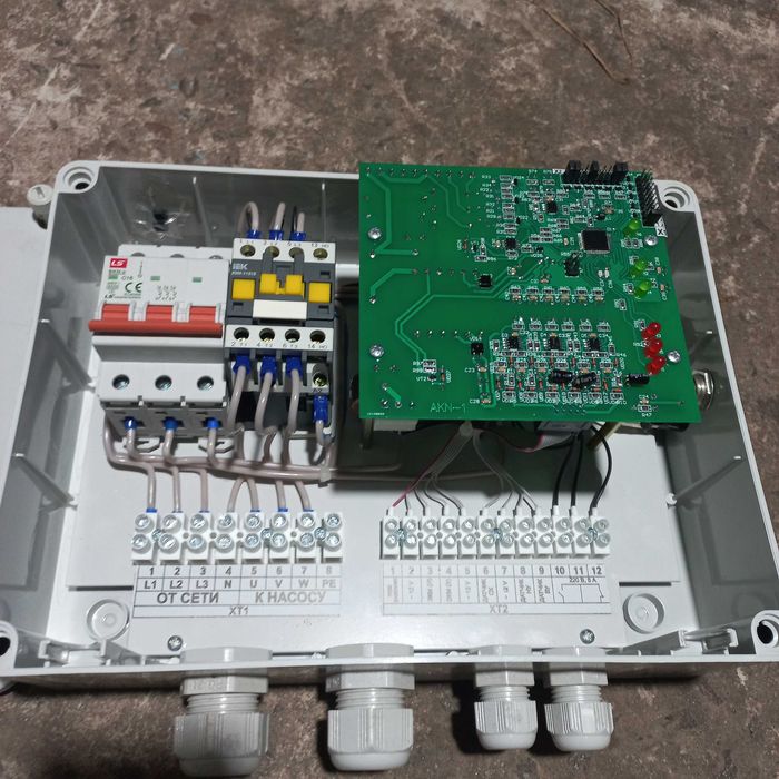 Устройство управления трёхфазным насосом ЭКОНОМ АКН-1-4,0
