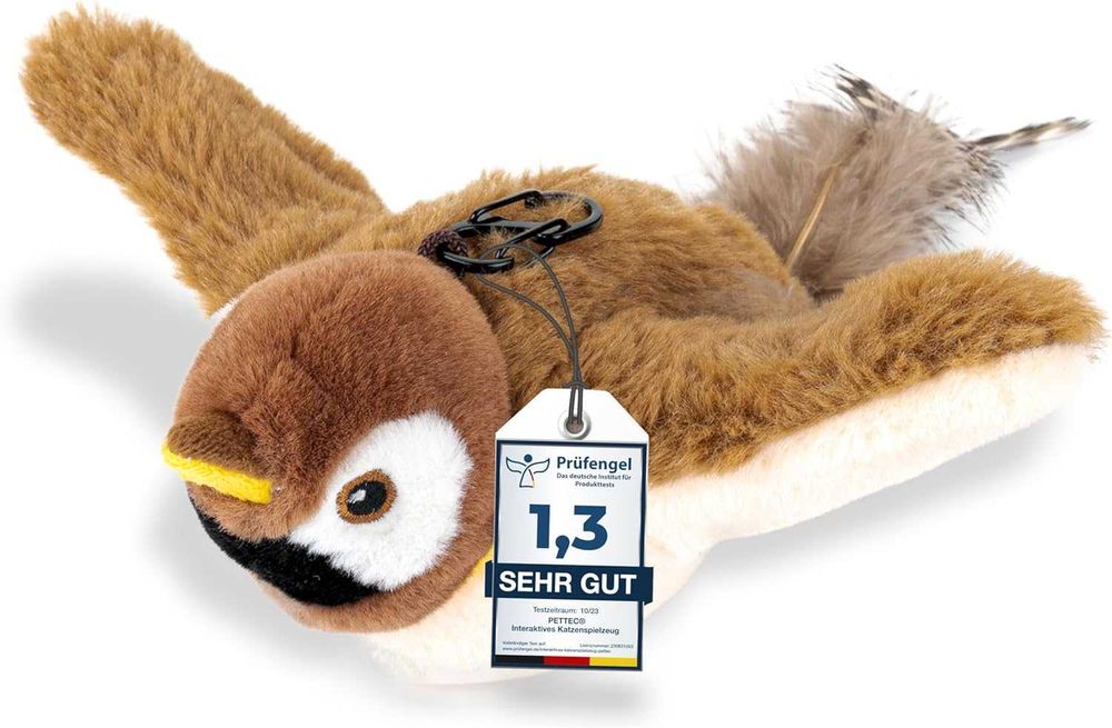 Brinquedo interativo para gatos -pardal lagosta guaxinim esquilo -NOVO