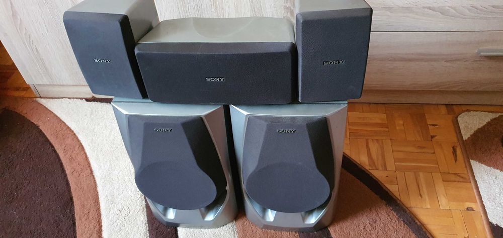 Zestaw głośników Sony 5.1 SS-RXD6EAV 100W/15W/30W ładnie grają