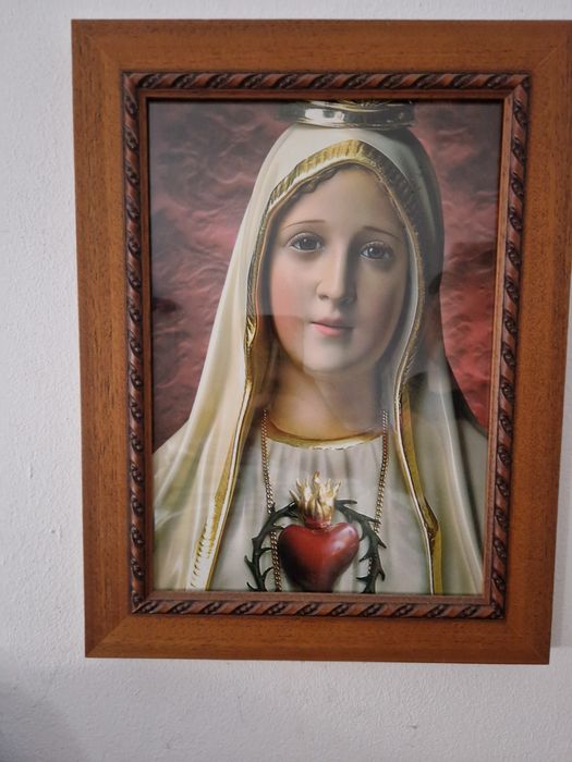 Conjunto 2 Quadros Nossa Senhora 35cm