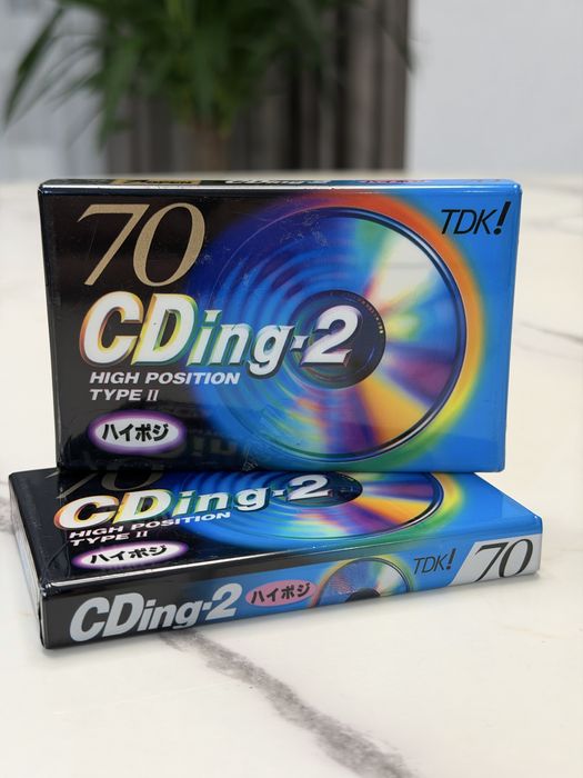 TDK CDing-2 70 — рідкісна японська аудіокасета Type II