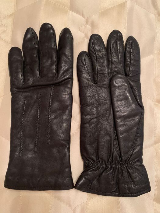 Перчатки кожа женские Новые утепленные