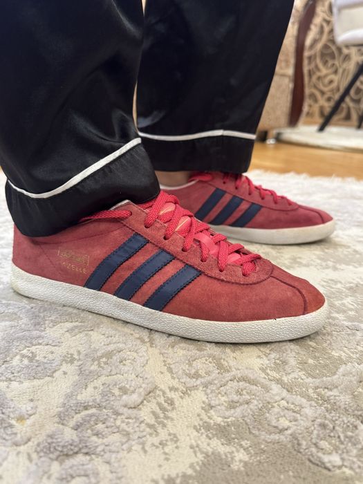 Кросівки Adidas Gazelle OG Maroon Blue (Оригінал, 38 р / 23.5 см)