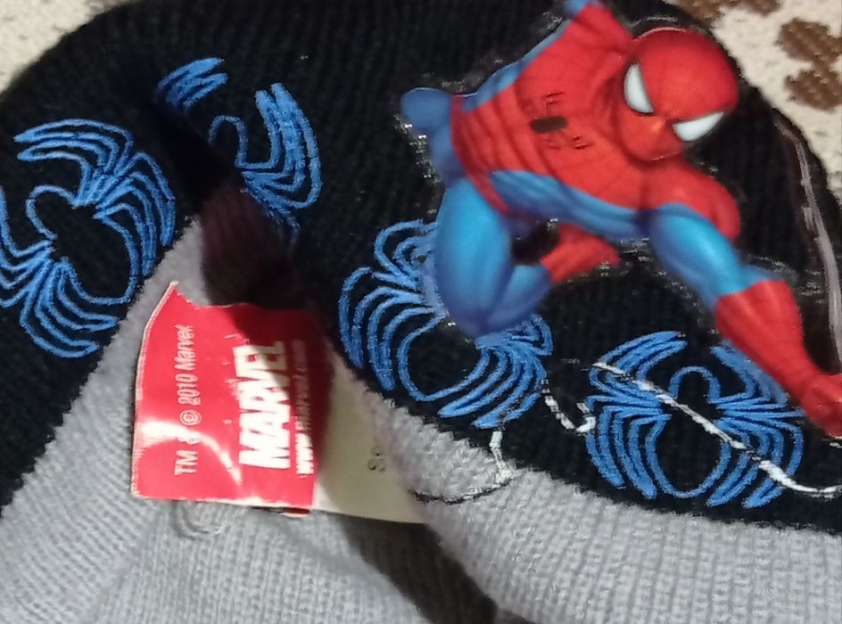 Комплект шапка Spiderman оригінал і шарф
