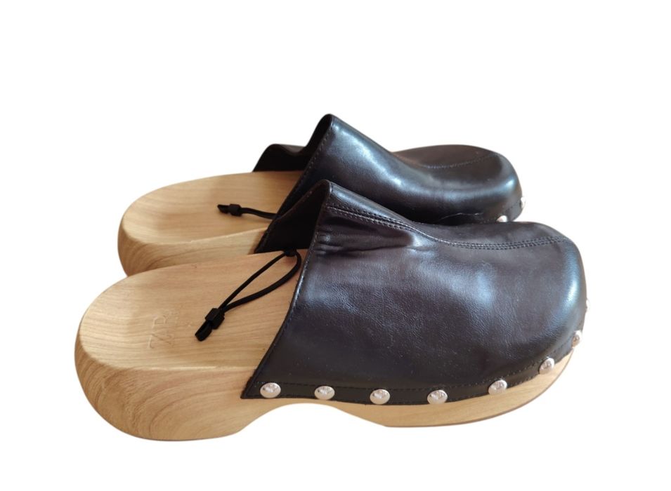 ZARA nowe skórzane chodaki 40