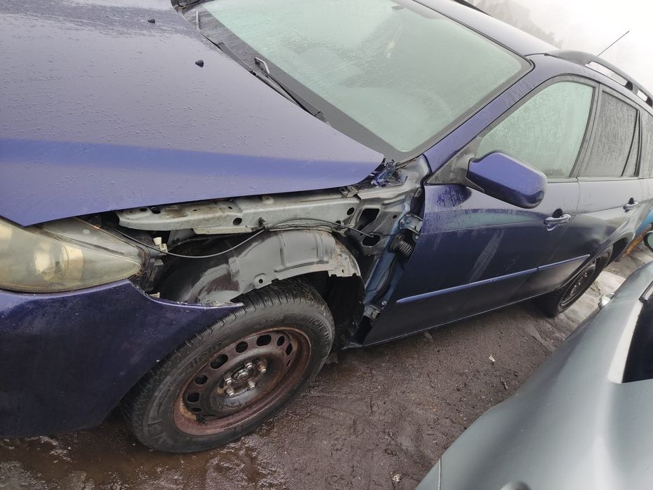 Karoseria Mazda 6 I Mazda Atenza Niebieska Maska Zderzak Błotnik Wysył