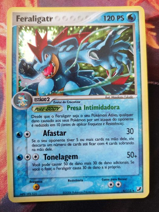 Feraligatr Unseen Forces Carta Pokémon