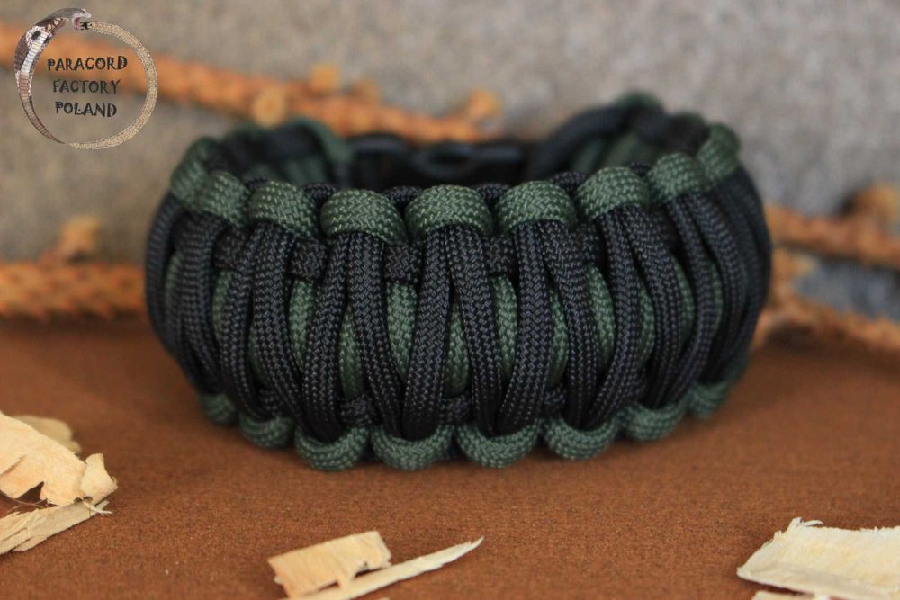Bransoletka Cobra King paracord handmade