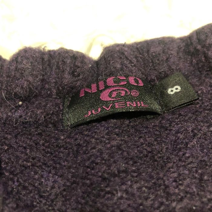 Bolero roxo malha 8 anos