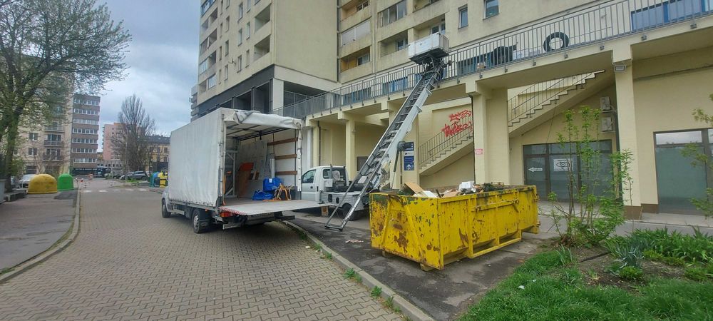 WYNAJEM Winda zewnętrzna Winda meblowa 26m Wyciąg towarowy Dekarski Podnośnik
