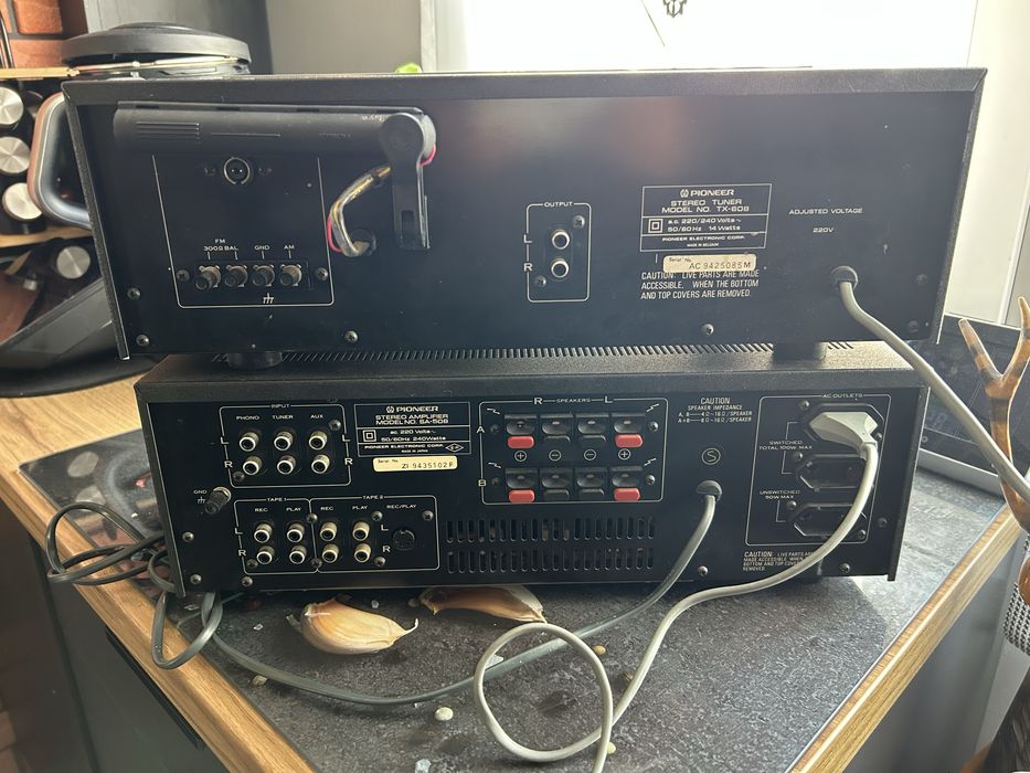 Piękny Zestaw Pioneer SA-508 Tuner Pioneer TX-608/Blue Edition/Wys24H