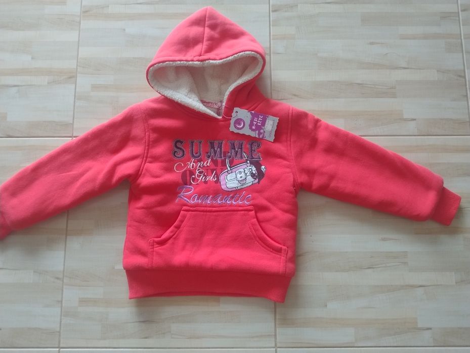 Nowa bluza dziewczęca ocieplana 116cm, 6 lat