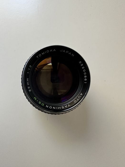 Lente Vintage Yashica Yashinon Tomioka DS-M f/1.2 55mm M42