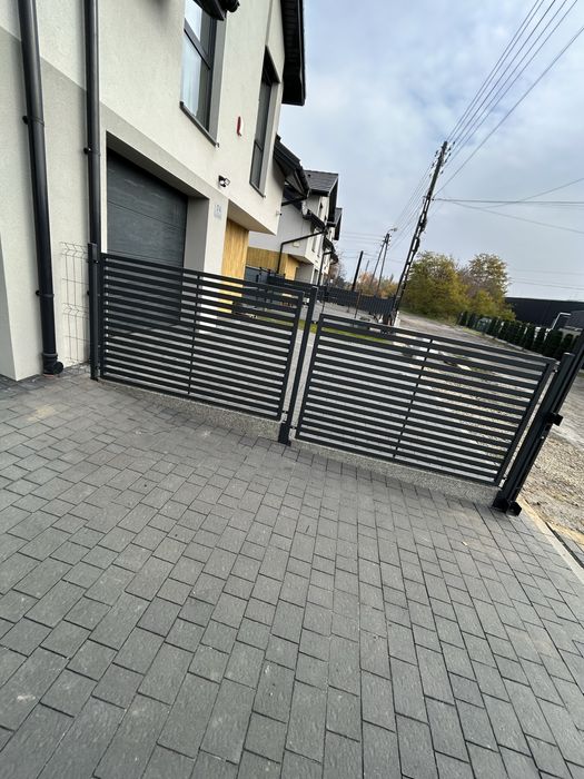 Kostka brukowa, ogrodzenie betonowe, panelowe, studnie, drenaż, ażury