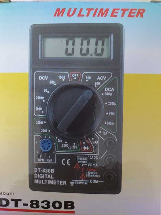 Miernik wielkości elektrycznych DT-830B - U, A, R, - darmowa dostawa In Post