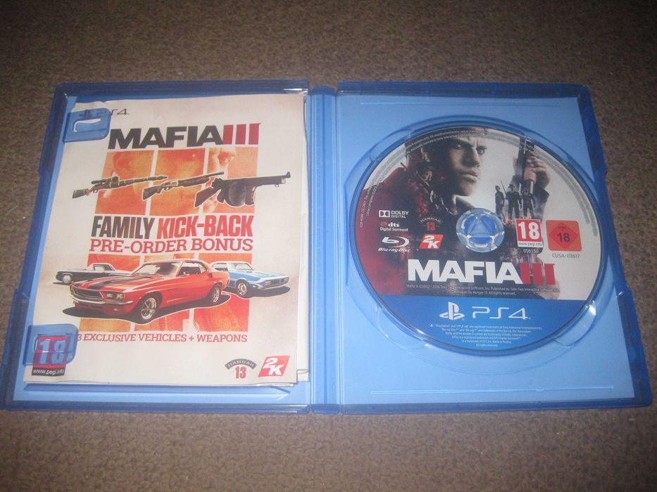 Jogo "Mafia III" para a Playstation 4/Impecável!