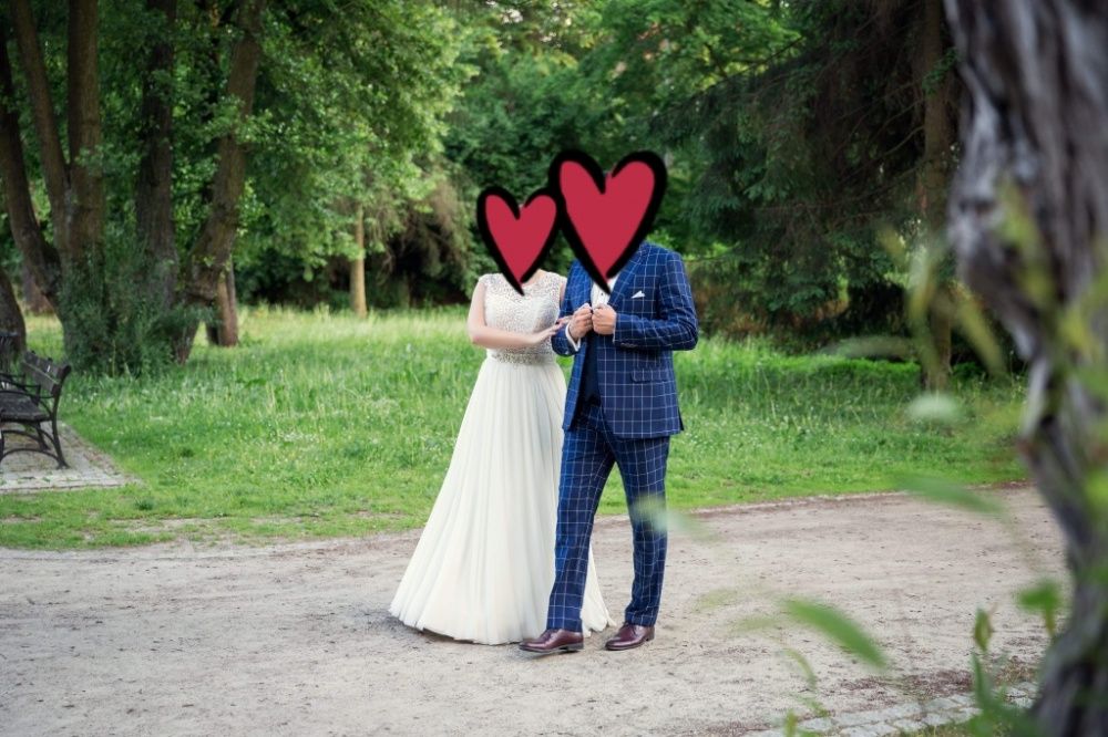 Suknia ślubna r. 38