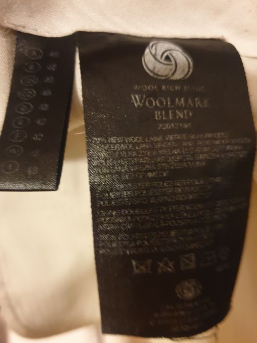 Garnitur męski C&A 48 szary grafitowy egzamin marynarka spodnie