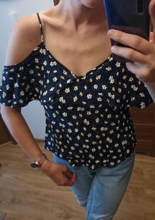 Bluzka hiszpanka Mango. Rozmiar M 38