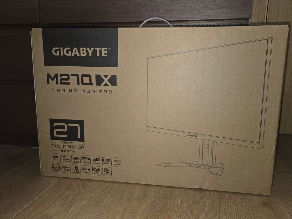 Monitor Gaming 27" 240Hz QHD 1ms Gigabyte M27QX