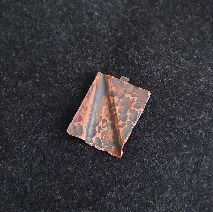 Wisiorek miedziany ręcznie wykonany