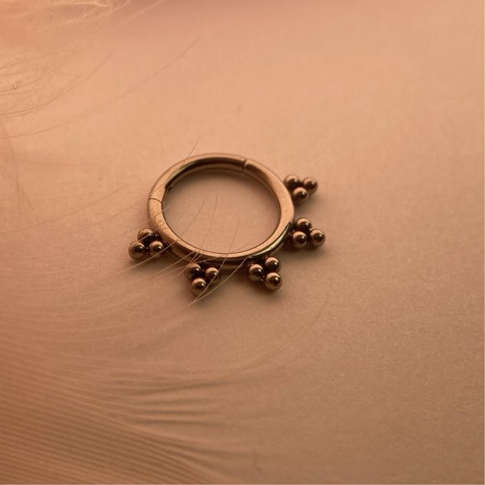 Kolczyk kółko tytanowe dla septum, deith.